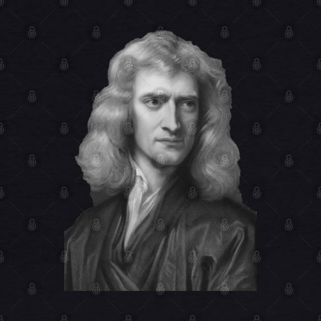 Sir Isaac Newton by Among the Leaves Apparel